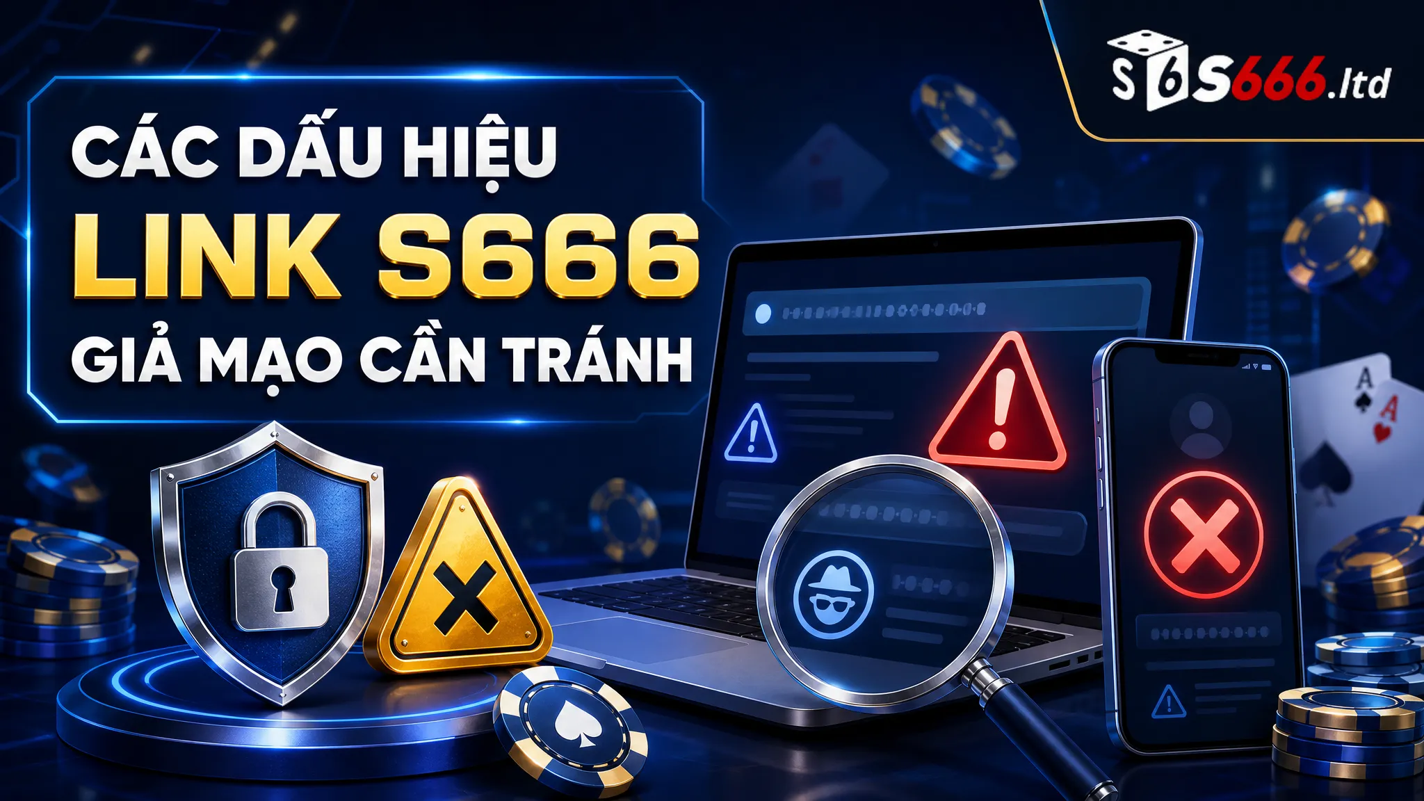 S666 Chính Thức Là Trang Nào? Cách Nhận Biết Website S666 An Toàn 4 Các dấu hiệu link S666 giả mạo cần tránh