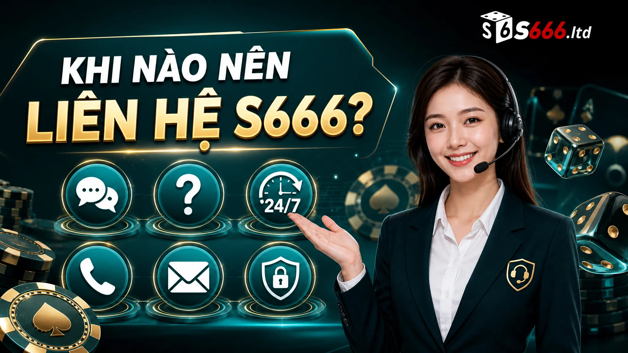 Liên Hệ S666 – Kênh Hỗ Trợ Và Thông Tin Liên Lạc Cần Biết 1 Khi nào nên liên hệ S666?