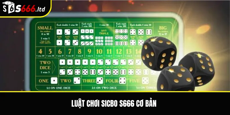 Sicbo S666 – Luật Chơi Xúc Xắc Và Các Cửa Cược Phổ Biến 2 Luật chơi Sicbo S666 cơ bản