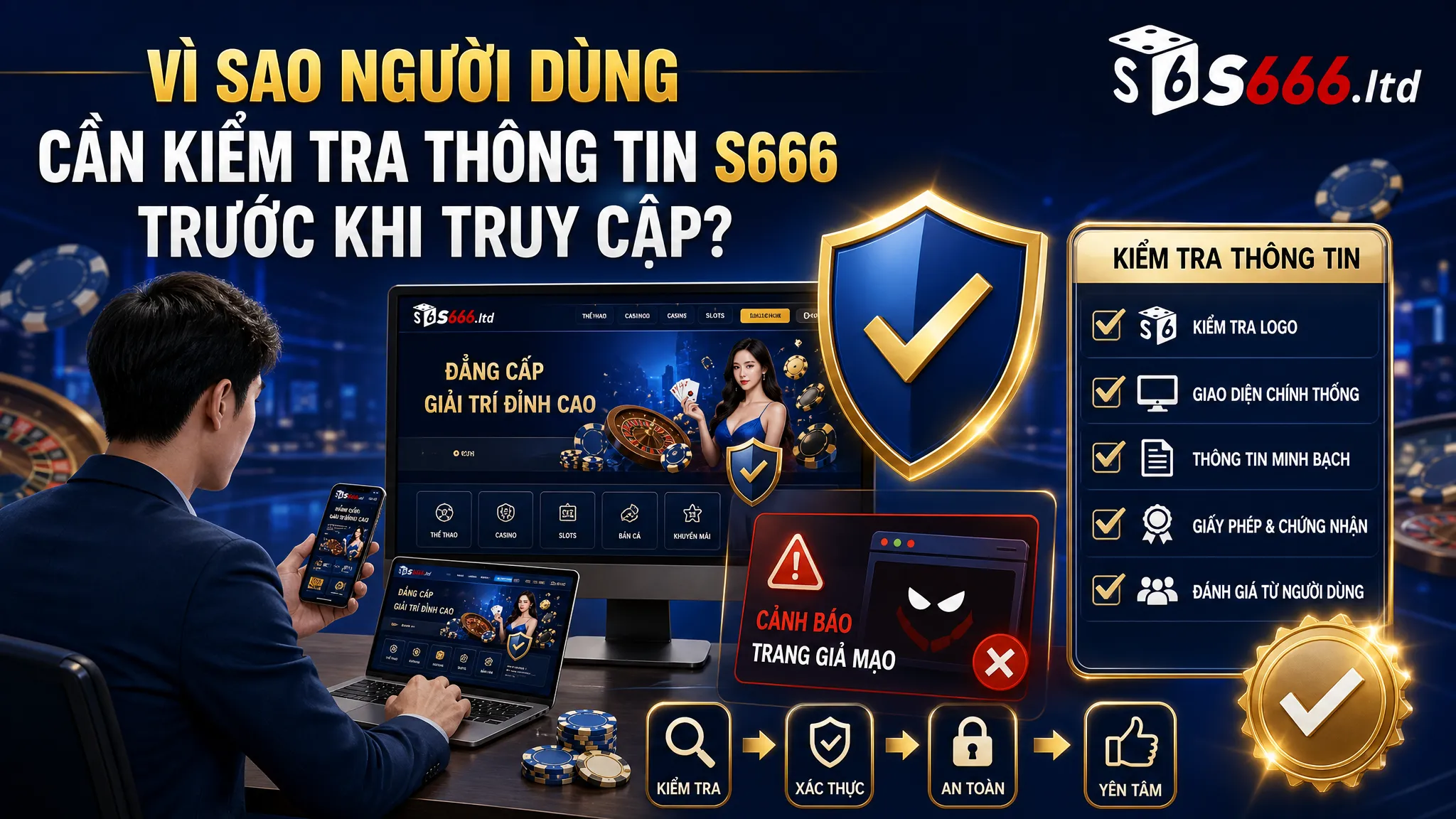 Giới Thiệu S666 – Thông Tin Tổng Quan Về Thương Hiệu S666 3 Vì sao người dùng cần kiểm tra thông tin S666 trước khi truy cập?